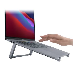 rain design mBar pro 折りたたみ式 ラップトップスタンド スペースグレー