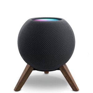 balolo TriPod for Apple HomePod mini スタンド ブラックアメリカンウォールナット