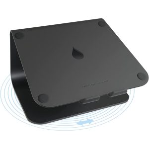 rain design mStand 360 アルミニウムアロイ製 ラップトップスタンド ブラック