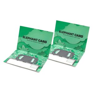 ELEPHANT CARD iPhone 連係カメラマウント for MacBook(グレー)2枚セット