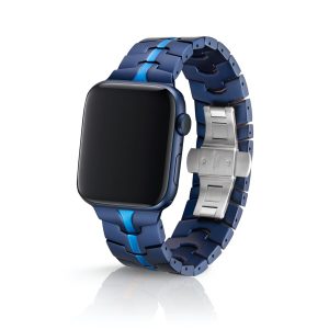JUUK Vitero アルミニウムアロイ Apple Watch ブレスレット コバルト 42/44mm