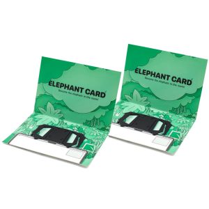 ELEPHANT CARD iPhone 連係カメラマウント for MacBook(ブラック)2枚セット